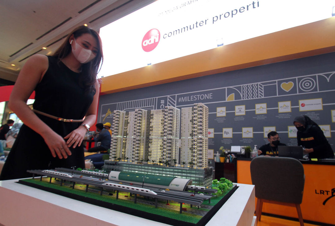 Suasana pameran Indonesia Property Expo 2022 yang berlangsung di JCC Senayan selama 8 hari menampilkan 41 pengembang yang terdiri dari 11 pengembang subsidi dan 30 pengembang non subsidi, Rabu 18 Mei 2022. Foto : Panji Asmoro/TrenAsia