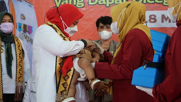 Pemkot Bandar Lampung Targetkan Imunisasi 171.799 Anak dalam Sebulan