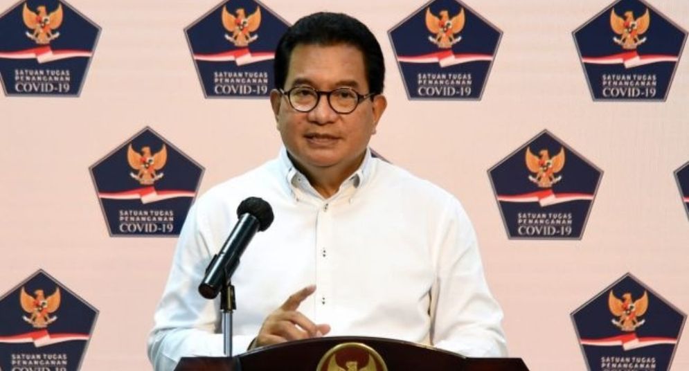 Juru Bicara Satgas Penanganan Covid-19 Wiku Adisasmito dalam konferensi pers daring, Rabu, 18 Mei 2022.