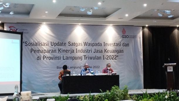 Triwulan I-2022 Penyaluran Kredit Perbankan Lampung Meningkat