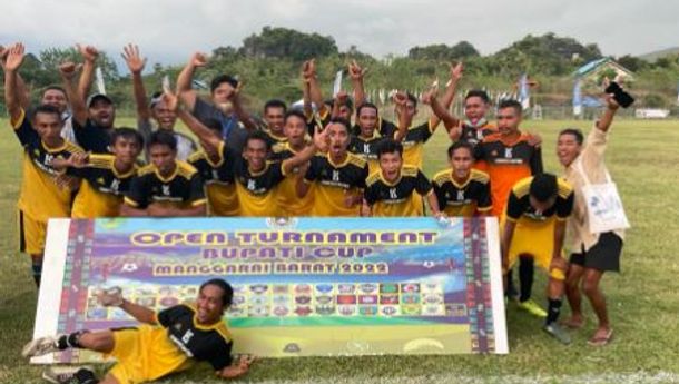 Turnamen 'Bupati Manggarai Barat Cup': Gelora Papagarang FC Bantai Red Land FC dengan Skor 4-2
