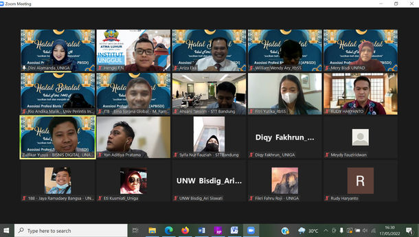 IIB Darmajaya Ikuti Halalbihalal Prodi Bisnis Digital se-Indonesia