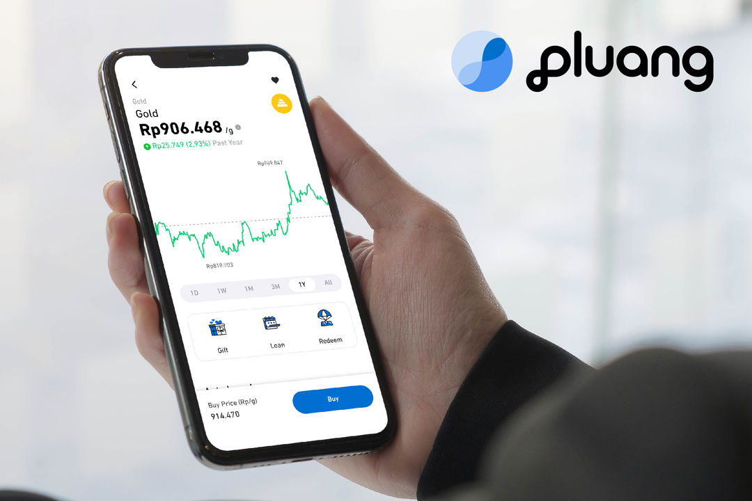 Pluang kini hadirkan investasi emas digital melalui kerja sama dengan PT Pluang Emas Sejahtera (PES) yang sudah mengantongi izin dari Bappebti. Foto: Pluang. 