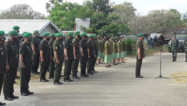 Ziarah Rombongan Kodim 1603 Sikka dalam Rangka Peringatan HUT ke -65 Kodam IX Udayana