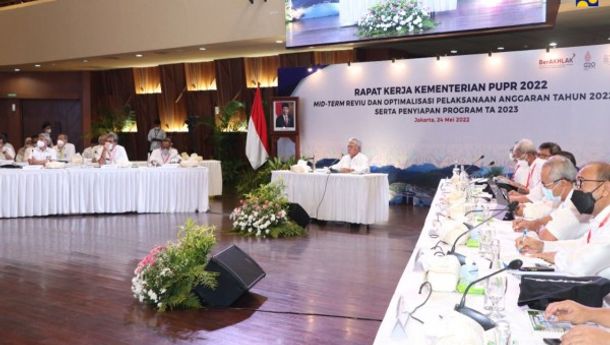 Raker Kementerian PUPR Bahas Percepat Penyerapan Anggaran untuk Buka Lapangan Kerja