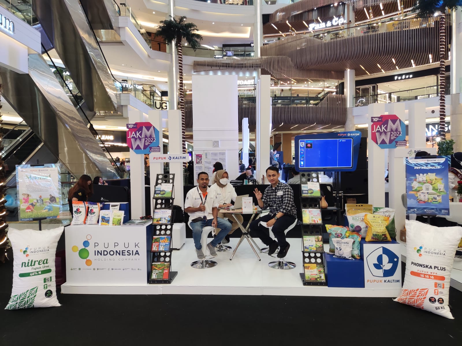 PT Pupuk Kalimantan Timur (PKT) mengikuti Jakarta Marketing Week (JakMW) 2022 yang diselenggarakan Markplus Inc. Di Grand Atrium Kota Kasablanka Mall, 18-22 Mei 2022 lalu.