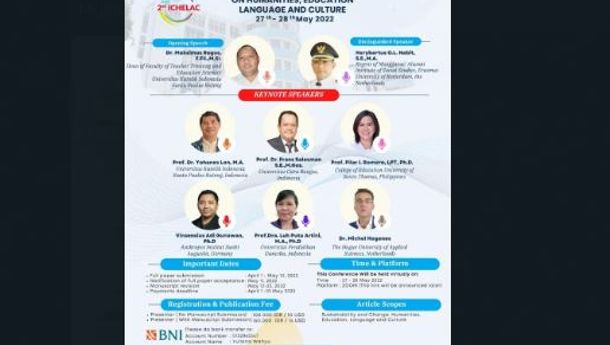 FKIP Unika St Paulus Ruteng Helat Konferensi Internasional Kedua tentang Humaniora, Pendidikan, Bahasa, dan Budaya