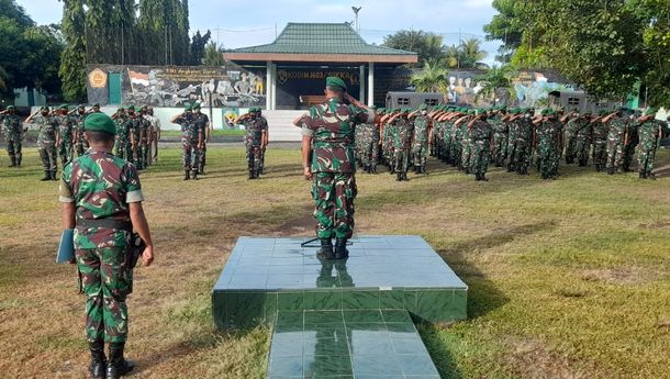 Kodim 1603 Sikka Gelar 'Apel Gelar Pasukan Pengamanan VVIP,' Bersiap Amankan Kunker Presiden Jokowi