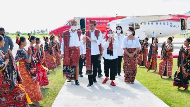 Presiden Jokowi dan Ibu Iriana Berkunjung ke  Waingapu, Sumba Timur