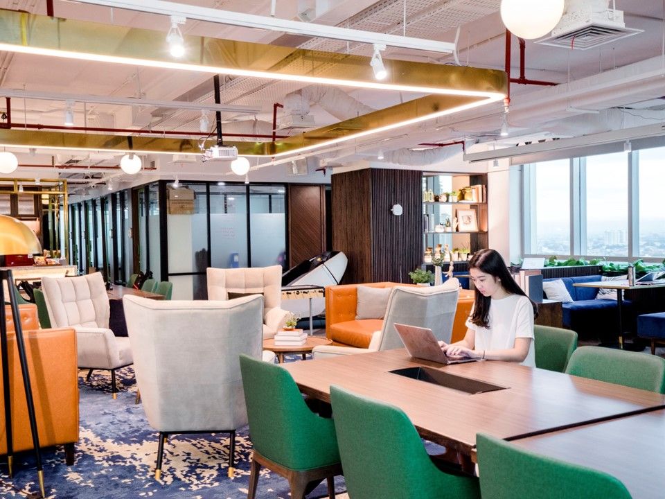 Coworking area di Senayan City