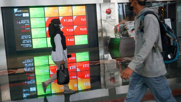 Awal Pekan IHSG Jatuh 1,53 Persen ke Level 6.978