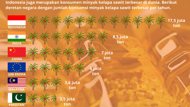 Berikut Ini Deretan Negara Paling Banyak Konsumsi Minyak Sawit, Nomor 1  Indonesia
