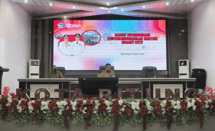 Rapat koordinasi smart city Pemerintah Kota Bitung. (Foto:Istimewa)