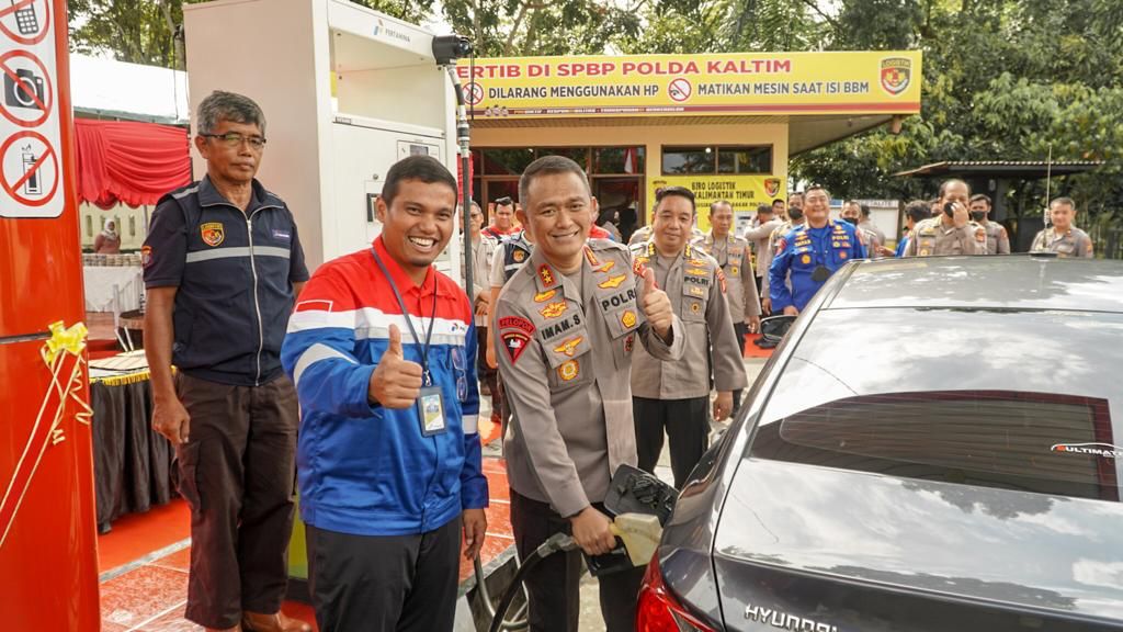 Permudah Operasional, Pertamina Resmikan SPBP Polda Kaltim