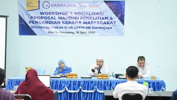 Tingkatkan Penelitian dan Pengabdian, LP2M IIB Darmajaya Gelar Workshop