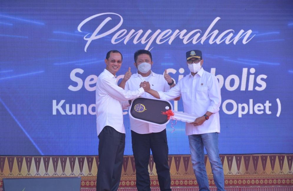 Gerakan Nasional Kembali ke Angkutan Umum Diluncurkan di Palembang