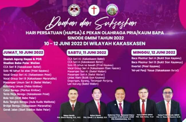 HAPSA dan POR PKB GMIM. (Foto:Istimewa)