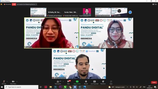 Prodi Sistem Informasi IIB Darmajaya Webinar Pemanfaatan Akun PPM dan ClassPoint