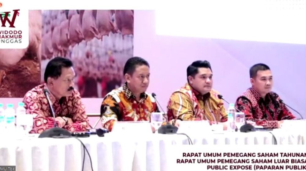 Manajemen Widodo Makmur Unggas dalam paparan publik Rabu, 15 Juni 2022..jpeg