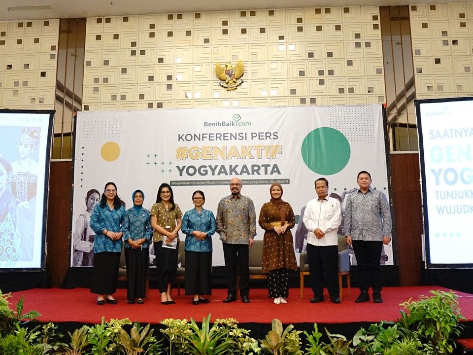 Kegiatan peluncuran program GEN AKTIF dari BenihBaik.com di Yogyakarta, Rabu (15/6/2022).