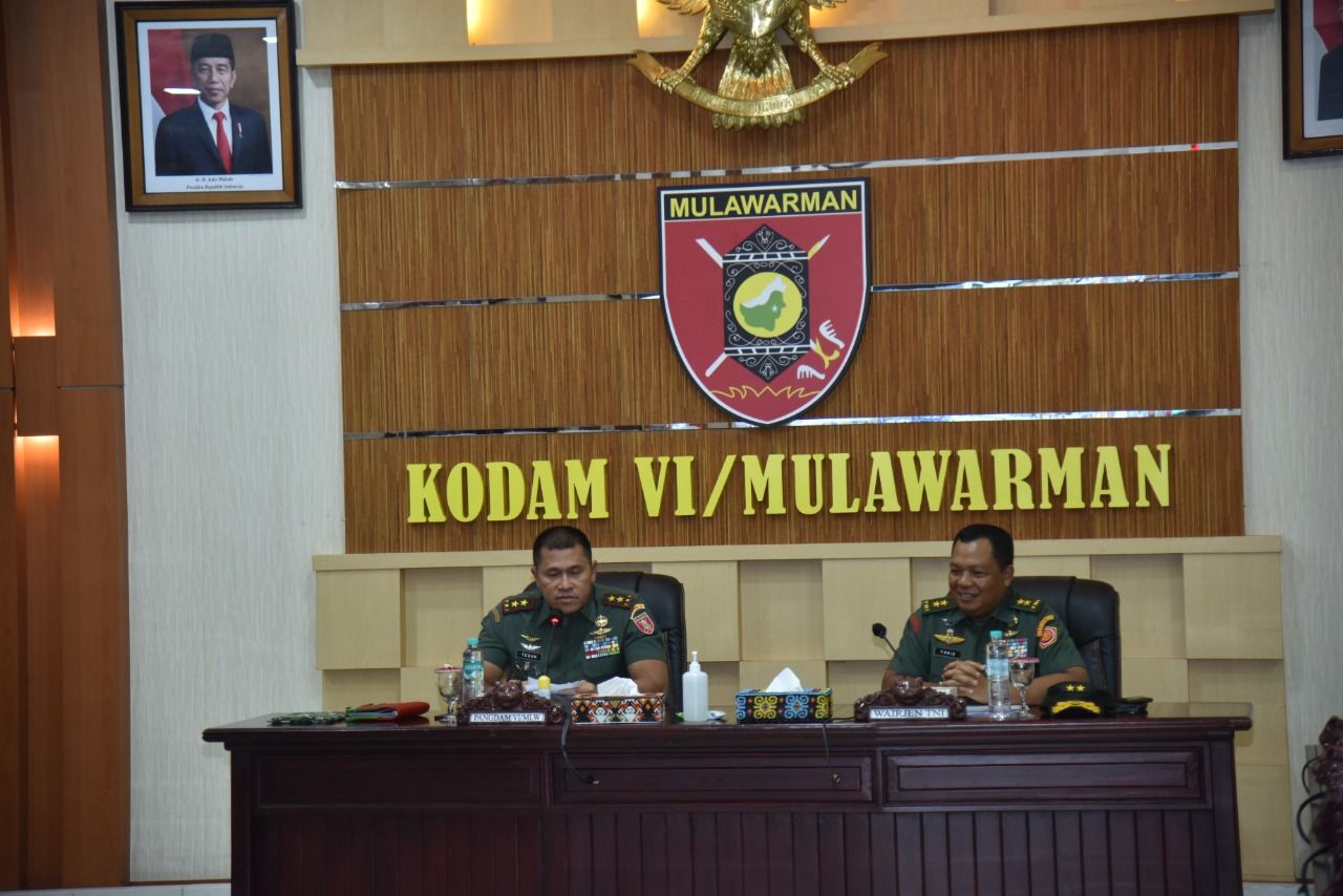 Hasil Laporan Audit ITJEN TNI Diterima Pangdam VI/Mlw