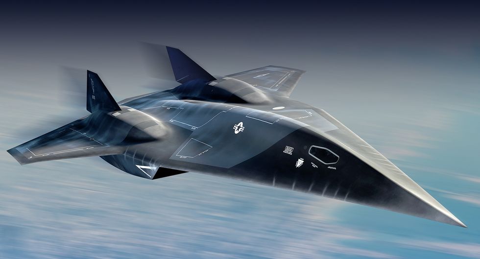 SR-72 Darkstar dalam film Top Gun (Popular Mechanics)