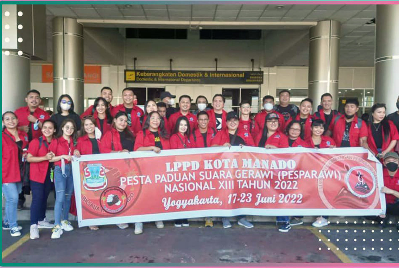 Tim LPPD Manado, menuju ke Jogjakarta ( 