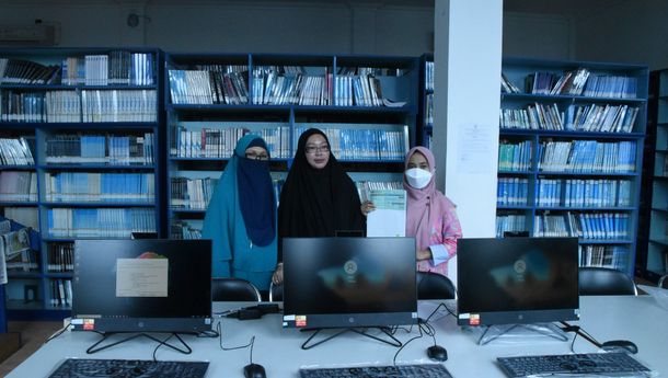 Perpustakaan IIB Darmajaya Terima 3 Unit Komputer Bantuan dari Perpusnas