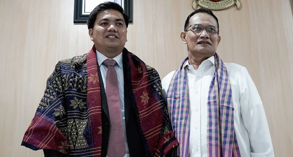 Pj Sekda Provinsi Sumut Afifi Lubis menerima kunjungan Wamenpar Kerajaan Kamboja Katoeu Mohammad Nossry di kantor gubernur