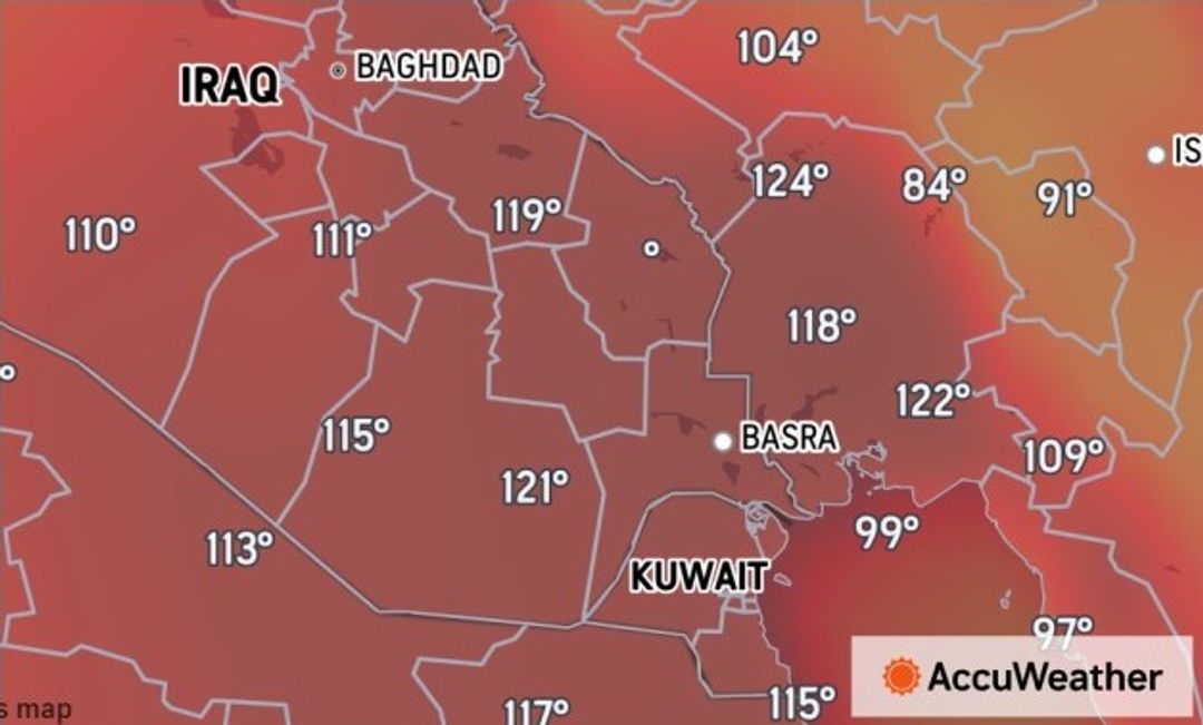 Beberapa negara di Timur Tengah menorehkan rekor suhu tertinggi pekan ini.