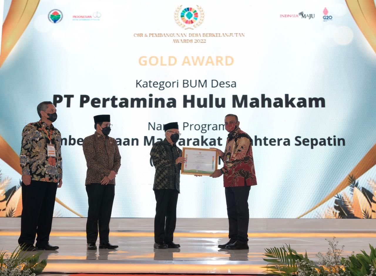 PHM Terima Gold Award dari Kementerian Desa PDTT 