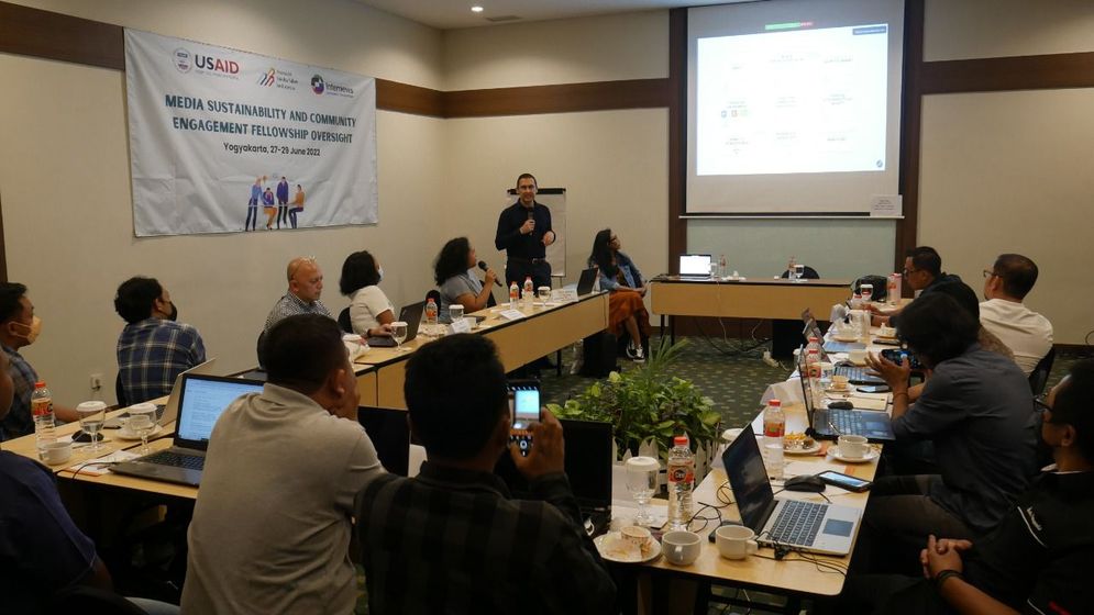 Suasana diskusi AMSI di Yogyakarta