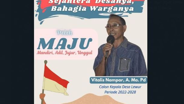 Vitalis Nampar: Saya Bertekad Bangun dan  Majukan Desa Lewur