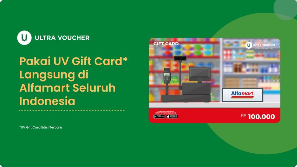 Belanja di Alfamart bisa Gunakan Ultra Voucher