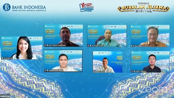 Webinar Bubalah Jejama Digital, Langkah BI Lampung Literasi Sistem Pembayaran Non Tunai