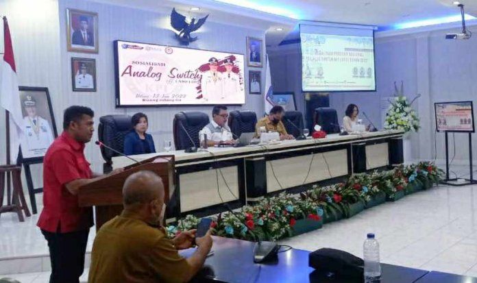 KPID Sulut dan Pemkot Bitung Sosialisasikan Analog Switch Off 2022.(Foto:Istimewa)