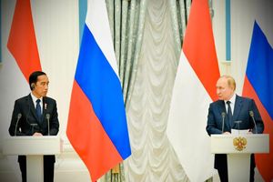 Dalam pertemuan di Moskow, Rusia, Presiden Putin menyampaikan jaminan keamanan pasokan pangan dan pupuk dari kedua negara yang sedang berseteru itu.
