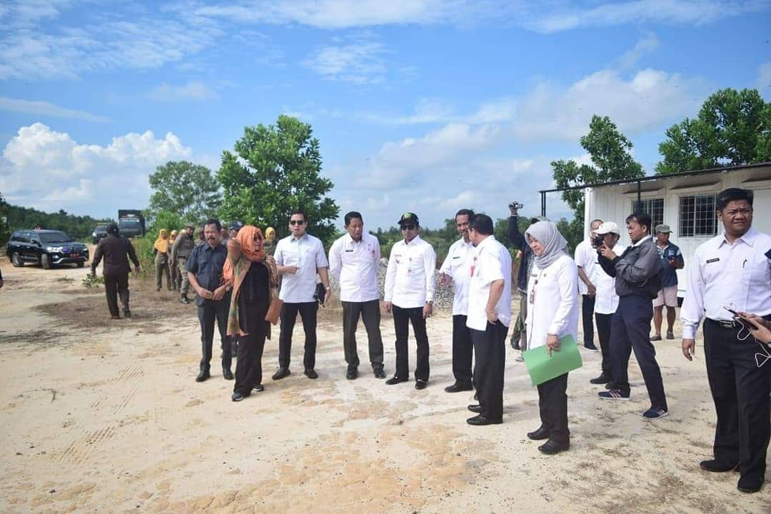 Arsip kunjungan Tim Terpadu dari Jakarta dalam rangka percepatan Pembangunan Kereta Api Borneo (KAB) di Kabupaten PPU, Rabu, (26/6/2019)