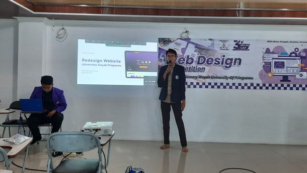 Mahasiswa Prodi Manajemen IIB Darmajaya Juara Lomba Design Web Competition 2022