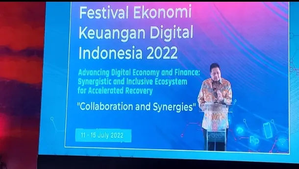 Di sisi perdagangan digital selama 2021 mencapai Rp410 triliun seiring meningkatnya kegiatan belanja online. (sumber: Tangkapan layar)