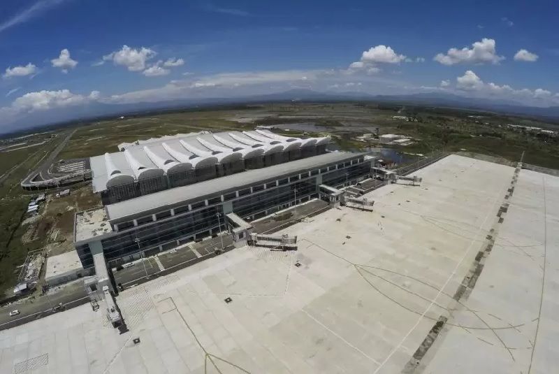 Bandara Dhoho di Kabupaten Kediri yang tengah dalam proses pembangunan