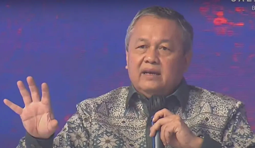 Gubernur BI Perry Warjiyo dalam acara Gala Seminar G20 2022 "Monetary and Financial Sector Policy to Support Stability and Recovery" di Bali, Minggu, 17 Juli 2022. (YouTube.com/Bank Indonesia)