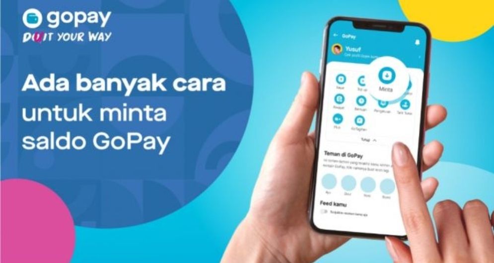 Ilustrasi uang elektronik GoPay.