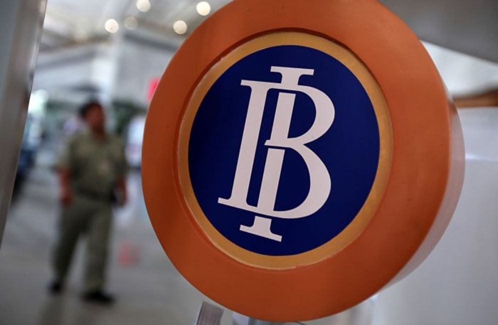Ilustrasi logo Bank Indonesia.