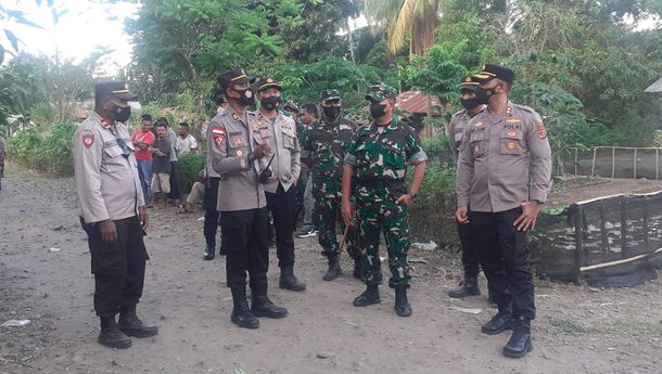 Dandim 1603 dan Kapolres Pantau Pelaksanaan Pilkades Serentak di 17 Desa di Kabupaten Sikka