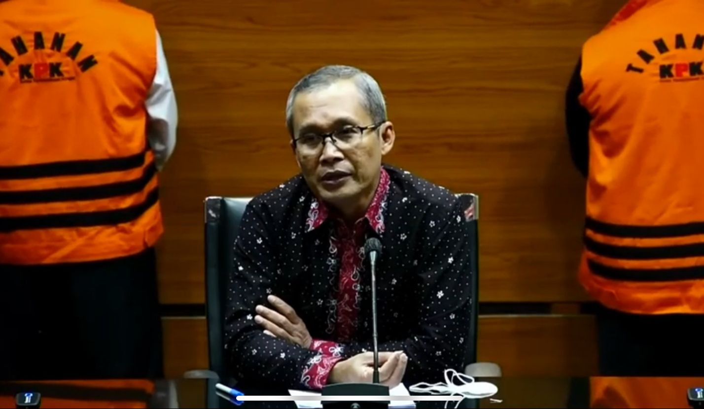 Wakil Ketua KPK Alexander Marwata sebagai salah satu penerima teror karangan bunga