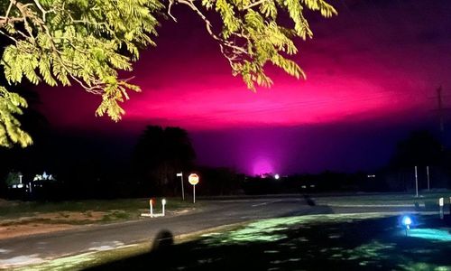 Cahaya aneh di langit Australia yang ternyata berasal dari kebun ganja sempat membuat warga mengira kiamat telah tiba.