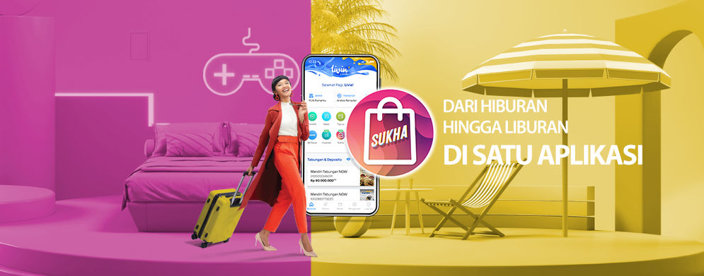 Bank Mandiri telah menyempurnakan Super App Livin’ by Mandiri dengan meluncurkan fitur Livin’ Sukha.