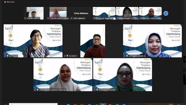 Cegah Cyberbullying pada Siswa, KGSB Gelar Webinar 'Solusi Preventif dan Efektif'