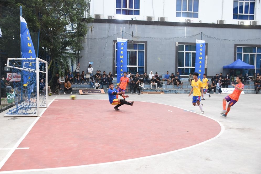 Perhelatan Pekan Olahraga Mahasiswa Provinsi (Pomprov) Lampung Cabang Futsal mulai bergulir.
